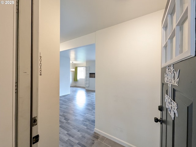 13155 SW Allen Blvd Unit 11, Beaverton, OR 97005 - corridor featuring baseboards and wood finished floors