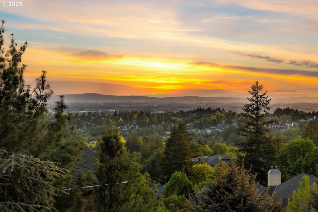 9309 NW Murdock St, Portland, OR 97229 - view of mountain backdrop with a forest