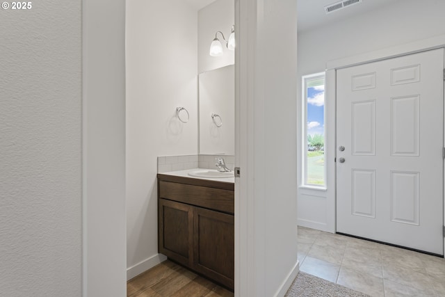 469 N 35th, Springfield, OR 97478 - bathroom with vanity and baseboards