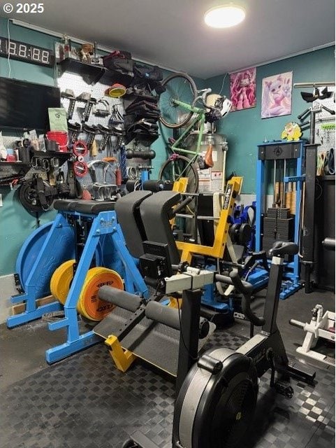 view of gym