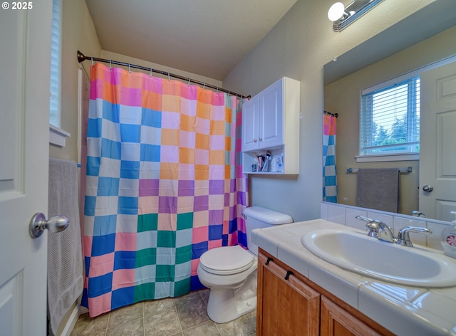 9575 SW Tephra Ter, Beaverton, OR 97007 - full bathroom featuring toilet, vanity, and curtained shower