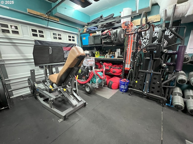 9575 SW Tephra Ter, Beaverton, OR 97007 - gym featuring a garage