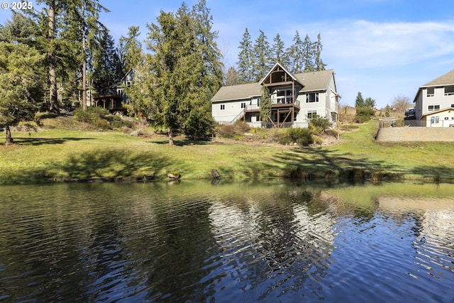 21420 NE Red Hills Ln, Dundee, OR 97115 - water view featuring stairs