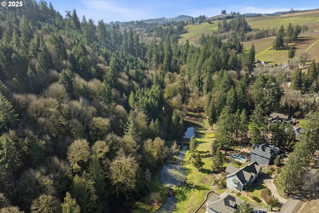 21420 NE Red Hills Ln, Dundee, OR 97115 - view of property location featuring a forest