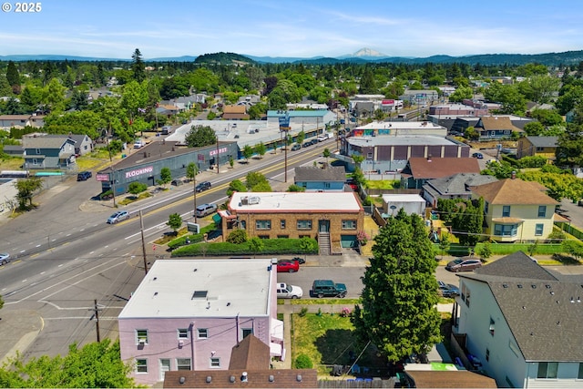3905 SE 54th Ave, Portland, OR 97206 - aerial view of residential area featuring a mountainous background
