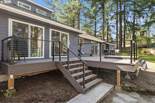 27650 SW Canyon Creek Rd, Wilsonville, OR 97070 - view of wooden terrace