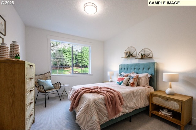 bedroom featuring carpet