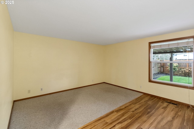 2744 Dayna Ln, Eugene, OR 97408 - spare room featuring baseboards and light wood-style flooring