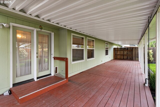2744 Dayna Ln, Eugene, OR 97408 - view of wooden terrace