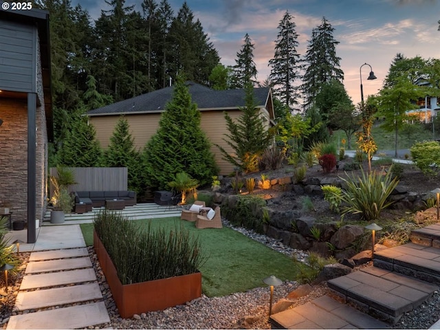 720 S 19th Pl, Ridgefield, WA 98642 - view of yard with an outdoor hangout area and a patio