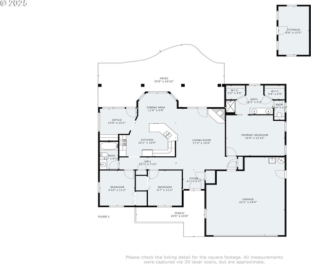 1249 Zebrawood St, Florence, OR 97439 - home floor plan