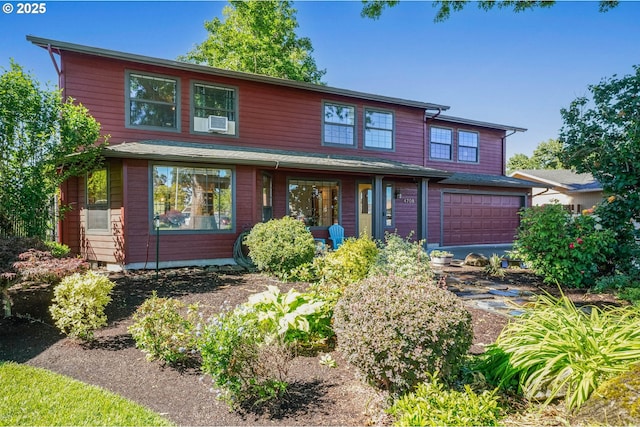 4708 Bohannon St NE, Salem, OR 97305 - view of front facade featuring cooling unit and a garage