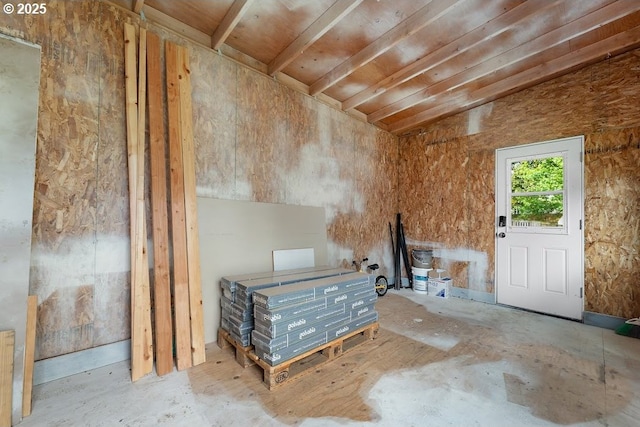 4038 NE Multnomah St, Portland, OR 97232 - misc room with vaulted ceiling
