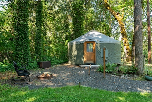 2517 Wild River Dr, Roseburg, OR 97470 - view of outbuilding with an outbuilding and a forest view