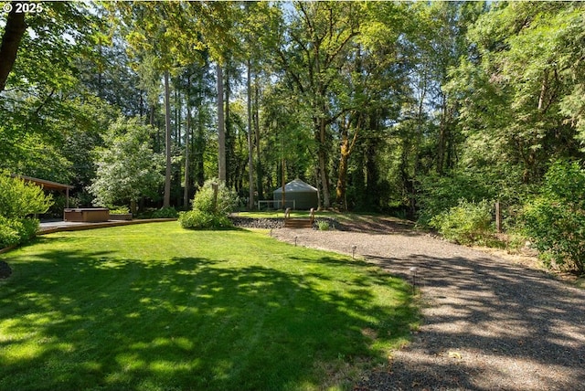 2517 Wild River Dr, Roseburg, OR 97470 - view of yard featuring a hot tub