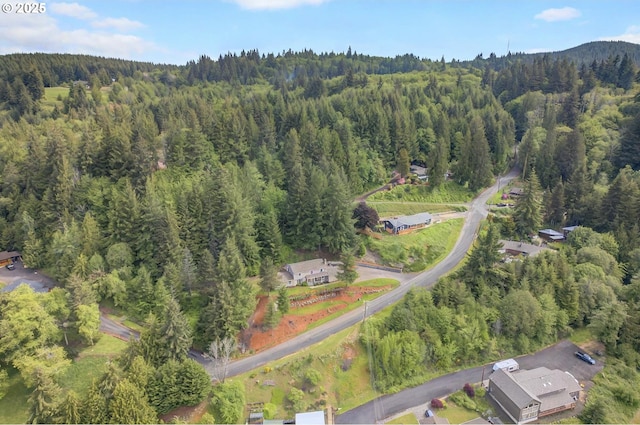 950 N Shasta Way, Clatskanie, OR 97016 - aerial view of property's location featuring a heavily wooded area