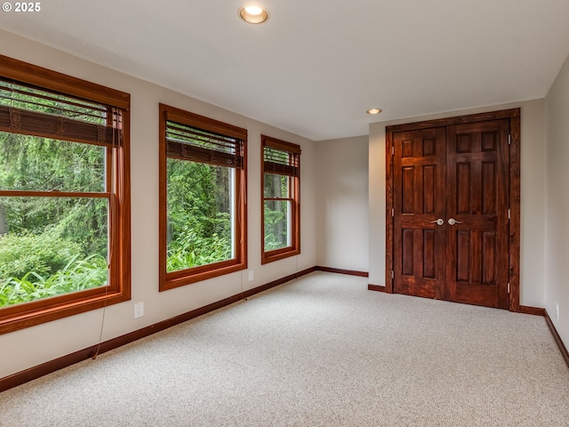 13200 NW Old Germantown Rd, Portland, OR 97035 - carpeted empty room with baseboards and recessed lighting