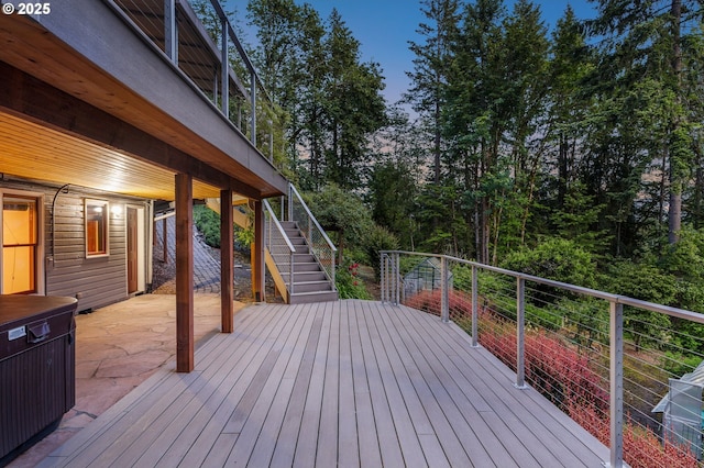 13200 NW Old Germantown Rd, Portland, OR 97035 - deck featuring stairs