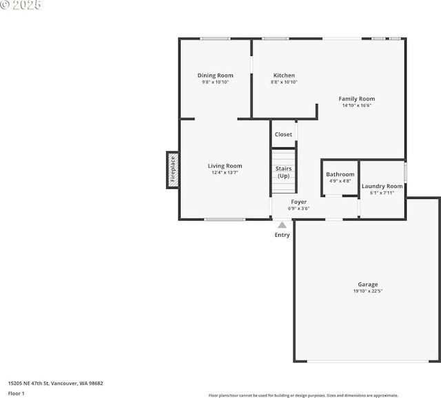 15205 NE 47th St, Vancouver, WA 98682 - view of floor plan / room layout
