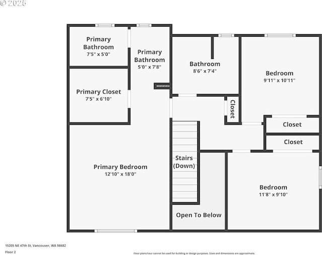 15205 NE 47th St, Vancouver, WA 98682 - view of home floor plan