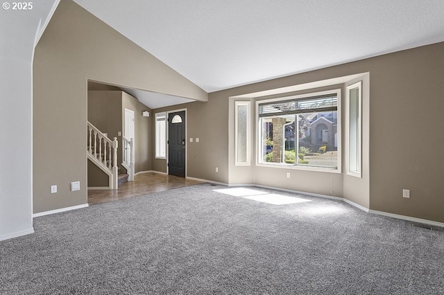3317 SW Eastwood Ave, Gresham, OR 97080 - entryway with stairway, carpet floors, and baseboards