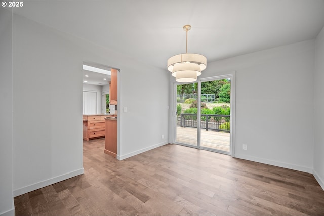 1908 50th St, Washougal, WA 98671 - empty room featuring light wood-type flooring and recessed lighting