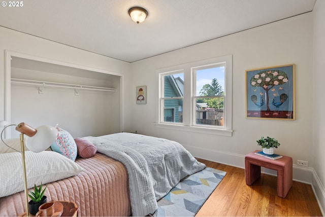 5655 SW Lombard Ave, Beaverton, OR 97005 - bedroom with wood finished floors and a closet