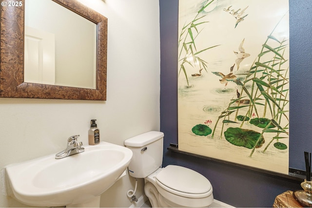8867 SE 13th Ave, Portland, OR 97202 - half bath with a sink and toilet
