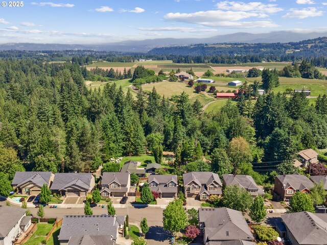5703 SE 10th St, Gresham, OR 97080 - aerial view of residential area with a mountain backdrop