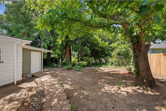1565 California Ave, Coos Bay, OR 97420 - view of yard with a storage unit