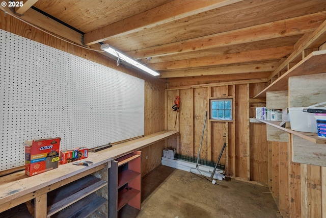 1565 California Ave, Coos Bay, OR 97420 - misc room with a workshop area and concrete floors