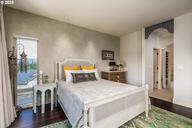 325 Rio Vista Dr, White Salmon, WA 98672 - bedroom with baseboards and wood finished floors