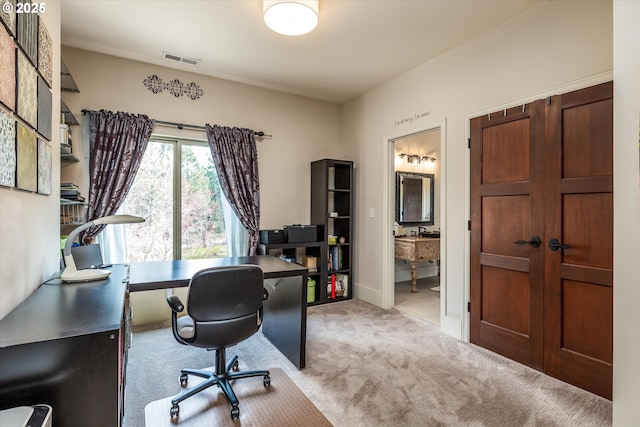 325 Rio Vista Dr, White Salmon, WA 98672 - office area with carpet flooring and visible vents
