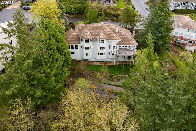 drone / aerial view