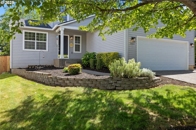 17848 SW Eldred Ln, Sherwood, OR 97140 - view of front of property with driveway, a garage, and a front yard