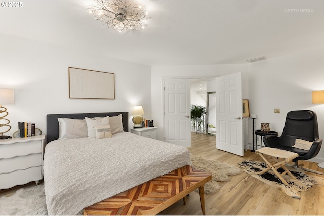 2136 N Thorne St, Newberg, OR 97132 - bedroom with light wood-style flooring