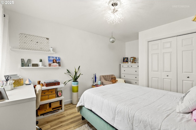 2136 N Thorne St, Newberg, OR 97132 - bedroom with wood finished floors and a closet