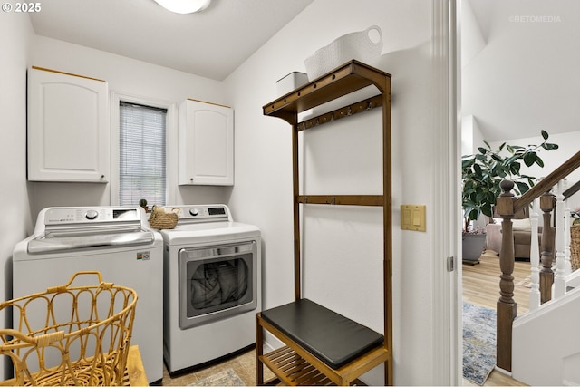 2136 N Thorne St, Newberg, OR 97132 - laundry room with cabinet space and independent washer and dryer