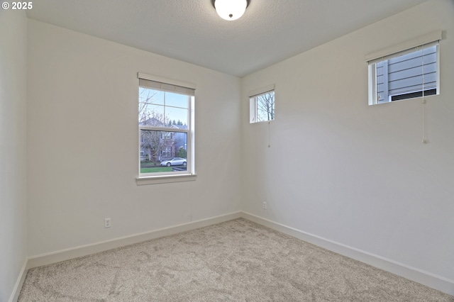 5316 SE Lone Oak St, Hillsboro, OR 97123 - carpeted empty room featuring baseboards and a textured ceiling