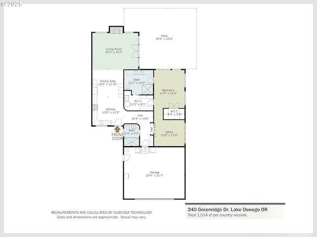 240 Greenridge Dr, Lake Oswego, OR 97035 - view of property floor plan