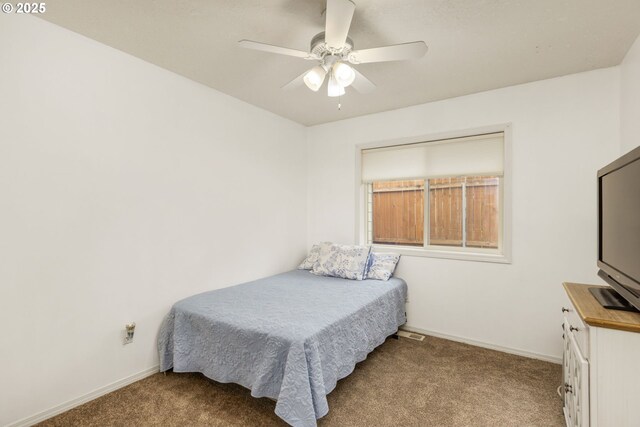 1273 SE Williams Ave, Gresham, OR 97080 - carpeted bedroom featuring baseboards and ceiling fan