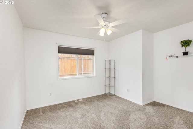 1273 SE Williams Ave, Gresham, OR 97080 - carpeted spare room featuring ceiling fan, visible vents, and baseboards