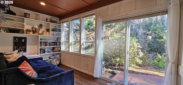 sunroom featuring a healthy amount of sunlight