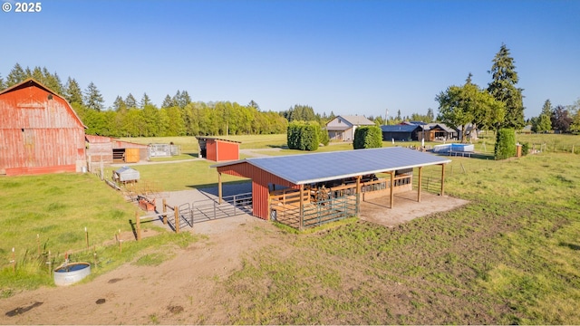 8408 NE 339th St, La Center, WA 98629 - view of yard featuring an outbuilding, an exterior structure, and a barn