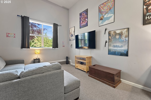 3140 Sabo Ln, West Linn, OR 97068 - carpeted living area with baseboards