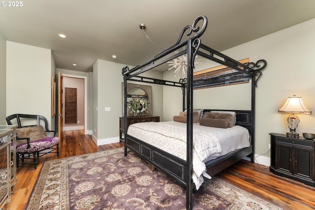 23586 NW St Helens Rd Unit U12, Portland, OR 97231 - bedroom featuring wood finished floors and recessed lighting