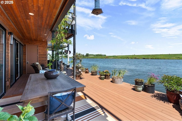 23586 NW St Helens Rd Unit U12, Portland, OR 97231 - deck with a water view