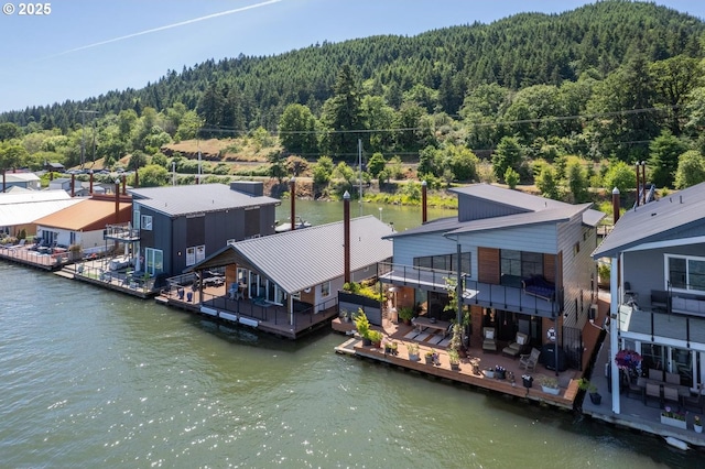 23586 NW St Helens Rd Unit U12, Portland, OR 97231 - bird's eye view of a heavily wooded area and a large body of water