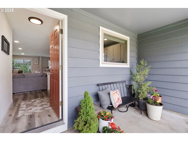 view of entrance to property