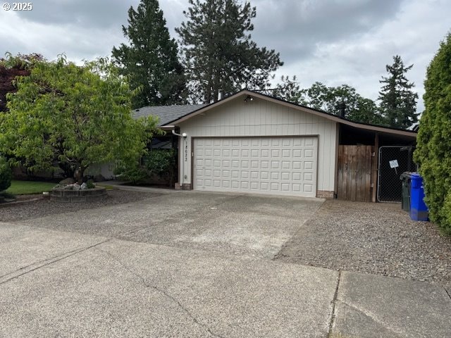 18622 SE Stephens Cir, Portland, OR 97233 - view of front of property with a garage and concrete driveway